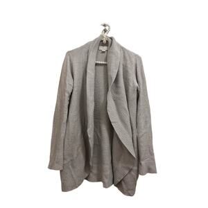 Barefoot Dreams Size xs gray grey cardigan cozychic lite light sweater shawl